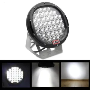 Premium 9-Inch 185W High-Power Round LED Off-Road Work Light (1 Piece Configuration)