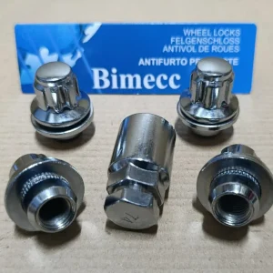 Bimecc Anti-Theft Locking Wheel Nuts Price in Kenya | 4 Nuts + 1 Key Set