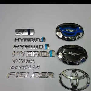 Toyota Corolla Fielder Hybrid Emblem Set Price in Kenya | Universal Hybrid Synergy Drive Badges