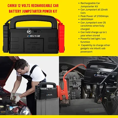 Heavy-Duty 18000mAh EPower Portable 12V Car Jump Pack Kenya