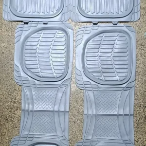 Universal 7-Seater Heavy Duty PVC Car Floor Mats 4Pcs Grey Set | Price in Kenya