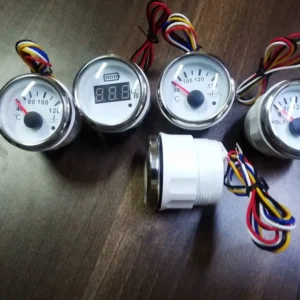 Universal 52mm Heavy-Duty 12V Marine & Automotive Dashboard Instrument Gauge (Showroom White) — Sold Per 1 Piece Kenya