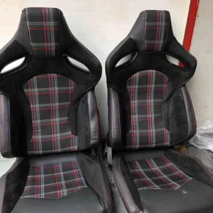 Premium RECARO Style Golf GTI Tartan Plaid Racing Seats (Pair Set) Kenya