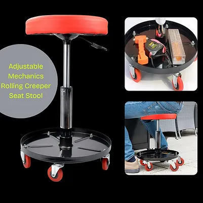 Roller Creeper Mechanic Stool Seat Price in Kenya | Pneumatic Garage Chair - Image 3