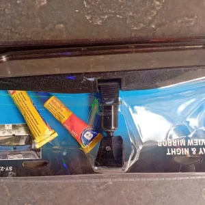 Universal 10-Inch Day & Night Interior Rearview Driving Mirror (SY-222 Kit with Adhesive)