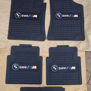 BMW M-Sport Executive All-Weather Rubber Floor Mats (5-Piece Complete Set)