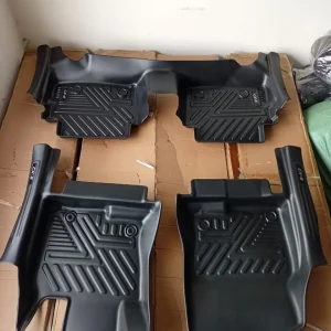 Mazda CX-5 Premium 5D Diamond Stitch All-Weather Floor Mats (3-Piece Complete Set)