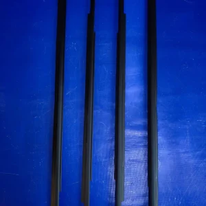 Mitsubishi RVR Matte Black Door Window Outer Rubber Weatherstrip Trim Set (4-Piece Kit)
