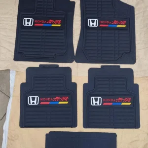 Honda Mugen Power Heavy-Duty Rubber Floor Mats (5-Piece Set)