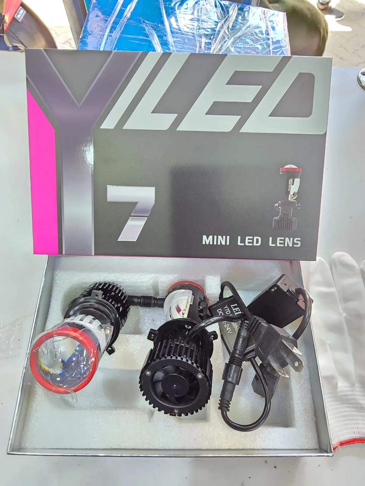 Y7 H4 Mini LED Projector Lens Price in Kenya | H4 LED Headlight Bulbs Nairobi