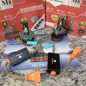 M8 Pro LED Headlight Bulb Set Price in Kenya | TBS Design H4 Upgrade Kit