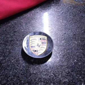 Premium Porsche Wheel Center Hub Cap Badge Emblem Replacement | Complete 4Pcs Set (Available in 18", 20", and 22")