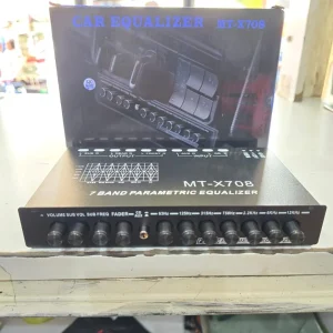 MT-X708 7-Band Parametric Car Audio Equalizer (With High-Voltage Pre-Amp & Subwoofer Control)