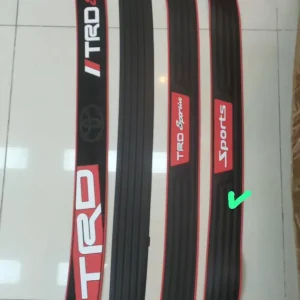 Universal Flexible Anti-Scratch Rubber Rear Bumper Guard Protector Strip (Sports Classic Edition)