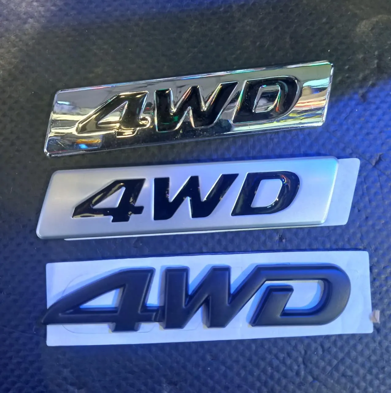 Universal Premium 4WD 3D Car Emblem Badge Replacement (Sold Per 1 Piece)