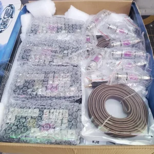 Kuerl 5M Premium Car Audio RCA Interconnect Cable & Noise Filtration Kit
