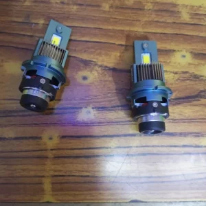 Premium High-Power Mini Bi-LED Projector Headlight Lens Conversion Bulbs (2-Piece Symmetrical Pair Set)