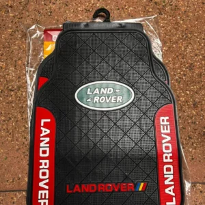 Universal Heavy-Duty All-Weather Rubber Car Floor Mats Set for Land Rover (Complete 5-Seater Cabin Protective Shield Kit)