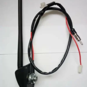 Universal Car Roof Mount Active AM/FM Radio Antenna Aerial with Built-In Signal Amplifier Base Kit