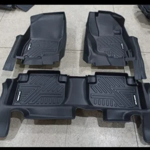 Custom-Fit Heavy-Duty Waterproof Deep-Dish Floor Mats Set for Mitsubishi Outlander (Complete Full Cabin All-Weather Shield Package)