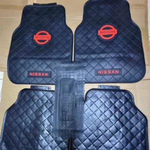 Premium 5-Piece Nissan Diamond Stitched Car Floor Mats | Heavy Duty Kit