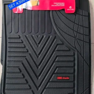 Premium Audi All-Weather Heavy-Duty Rubber Floor Mats | Full 5-Piece Set
