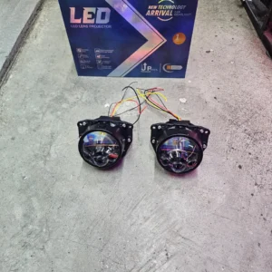 Universal Bi-LED Laser Projector Lens Kit – High-Output Car Headlight Retrofit Modules Pair (Left & Right Set)