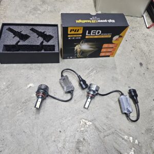 PJJ Tri-Color Multi-Mode LED Headlight Bulb Kit (Matching 2-Piece Pair)